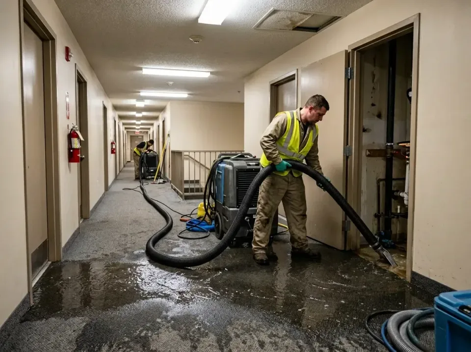 multi-unit-apartment-hallway-f-005 — frequently asked questions, Emergency Burst Pipe Water Extraction & Removal in Mountvil…